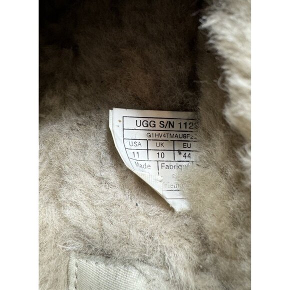 Ugg Tasman Chestnut Samba Red Brown Mashup 1123658 Men’s Size 11 Shoes Slipper - Picture 7 of 8